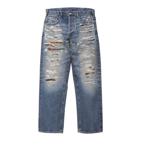 5550　Supreme distressed loose fit Supreme®/MM6 Maison Margiela Distressed Loose Fit Selvedge Jean