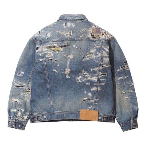 Supreme®/MM6 Maison Margiela Distressed Selvedge Denim Trucker