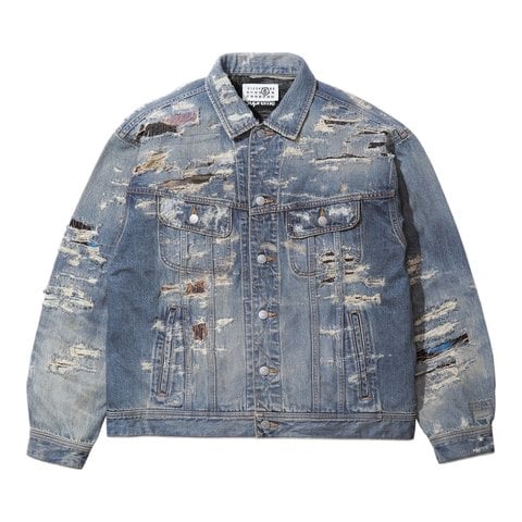 Supreme®/MM6 Maison Margiela Distressed Selvedge Denim Trucker