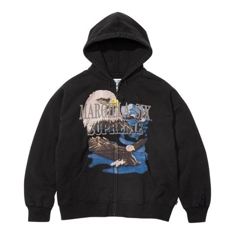 Supreme®/MM6 Maison Margiela Eagle Zip Up Hooded Sweatshirt - Supreme