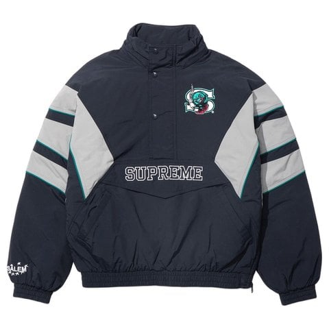 Supreme/SALEM Half Zip Stadium Jacket - Supreme
