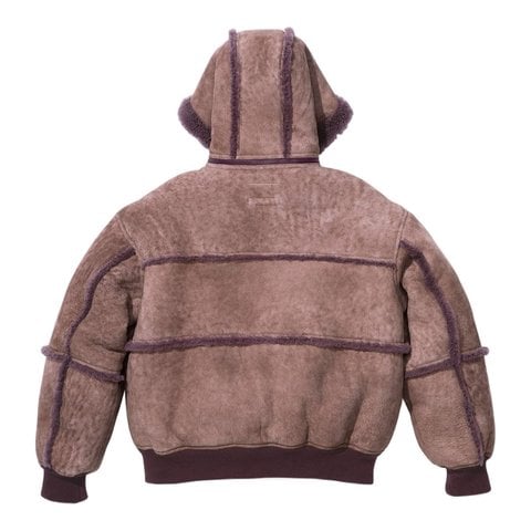 r*様 Supreme® Hooded Shearling Bomber Jac Supreme®/MM6 Maison Margiela Hooded Shearling Bomber Jacket - Supreme