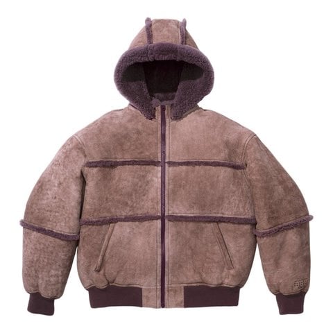 Supreme®/MM6 Maison Margiela Hooded Shearling Bomber Jacket - Supreme