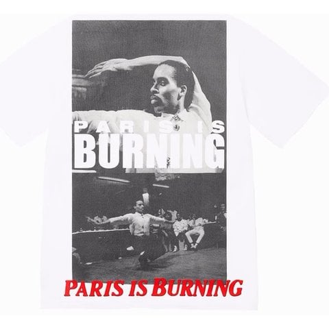 Supreme Paris Is Burning Tee - White