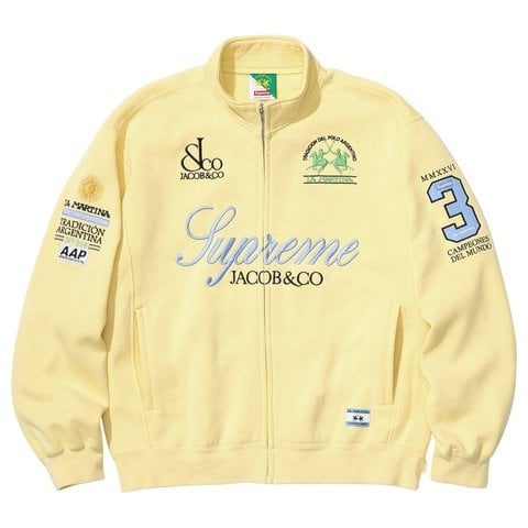 Supreme Supreme®/La Martina Zip Up Sweatshirt - Supreme®/La Martina Zip Up Sweatshirt