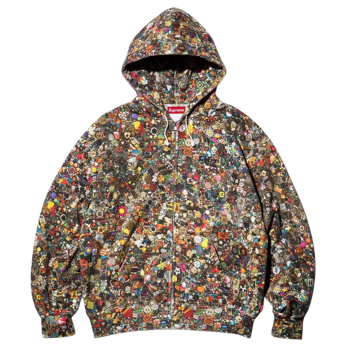 Supreme/Mike Kelley Zip Up Hooded Sweatshirt