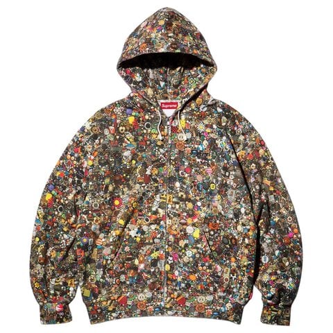 トップス Supreme FilledZipUpHooded Sweatshirt M Supreme/Mike Kelley Zip Up Hooded Sweatshirt - Supreme