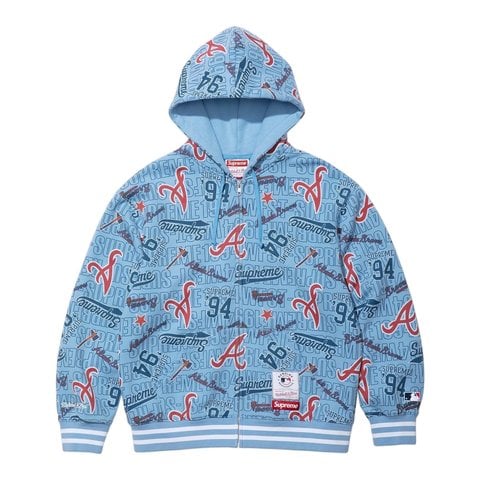 Supreme®/Mitchell & Ness® Teams Zip Up Hooded Sweatshirt - Supreme