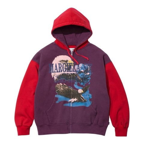 Supreme®/MM6 Maison Margiela Eagle Zip Up Hooded Sweatshirt - Supreme