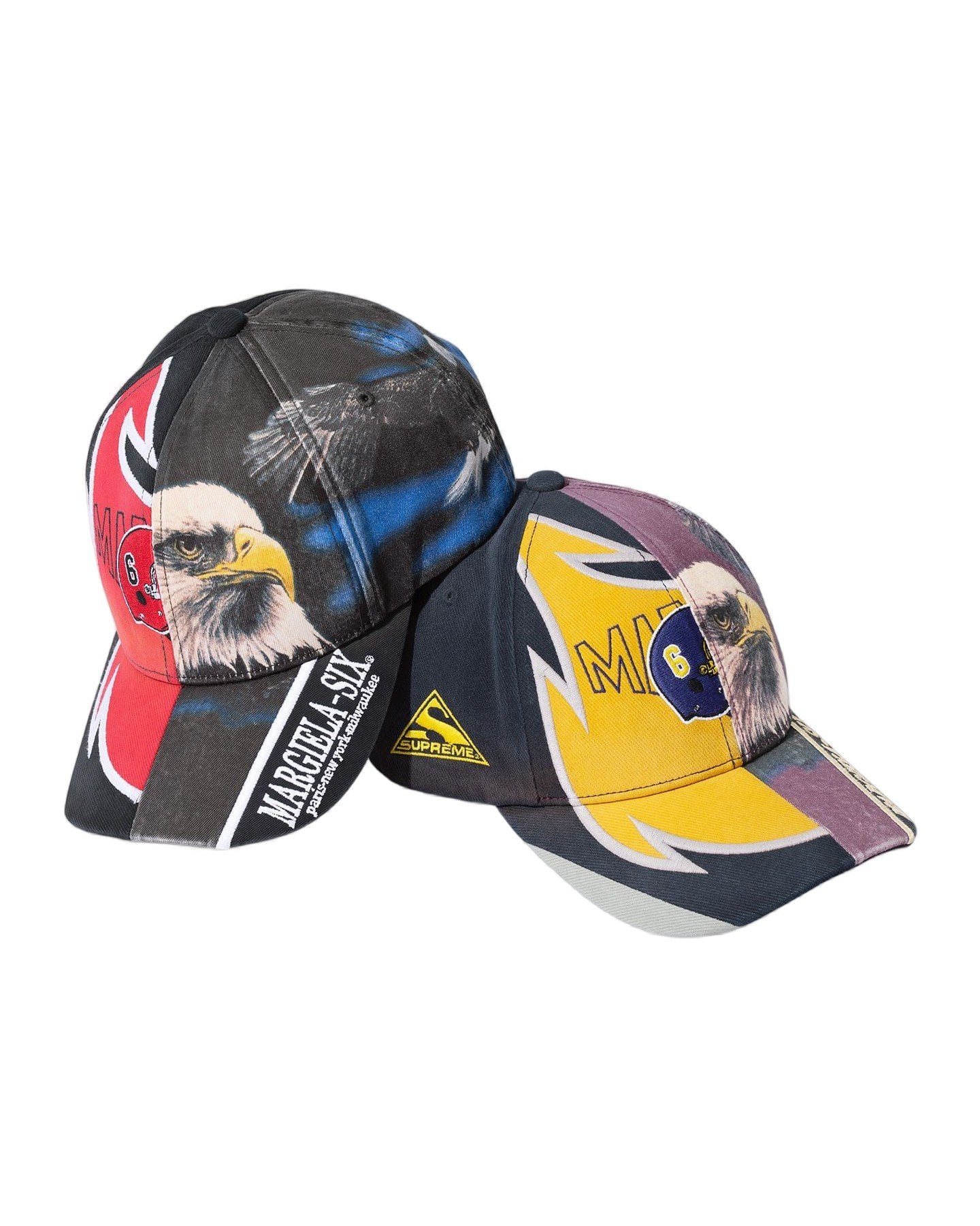 帽子 Supreme MM6 Margiela Split 6-Panel Navy Supreme®/MM6 Maison Margiela Split 6-Panel - Supreme