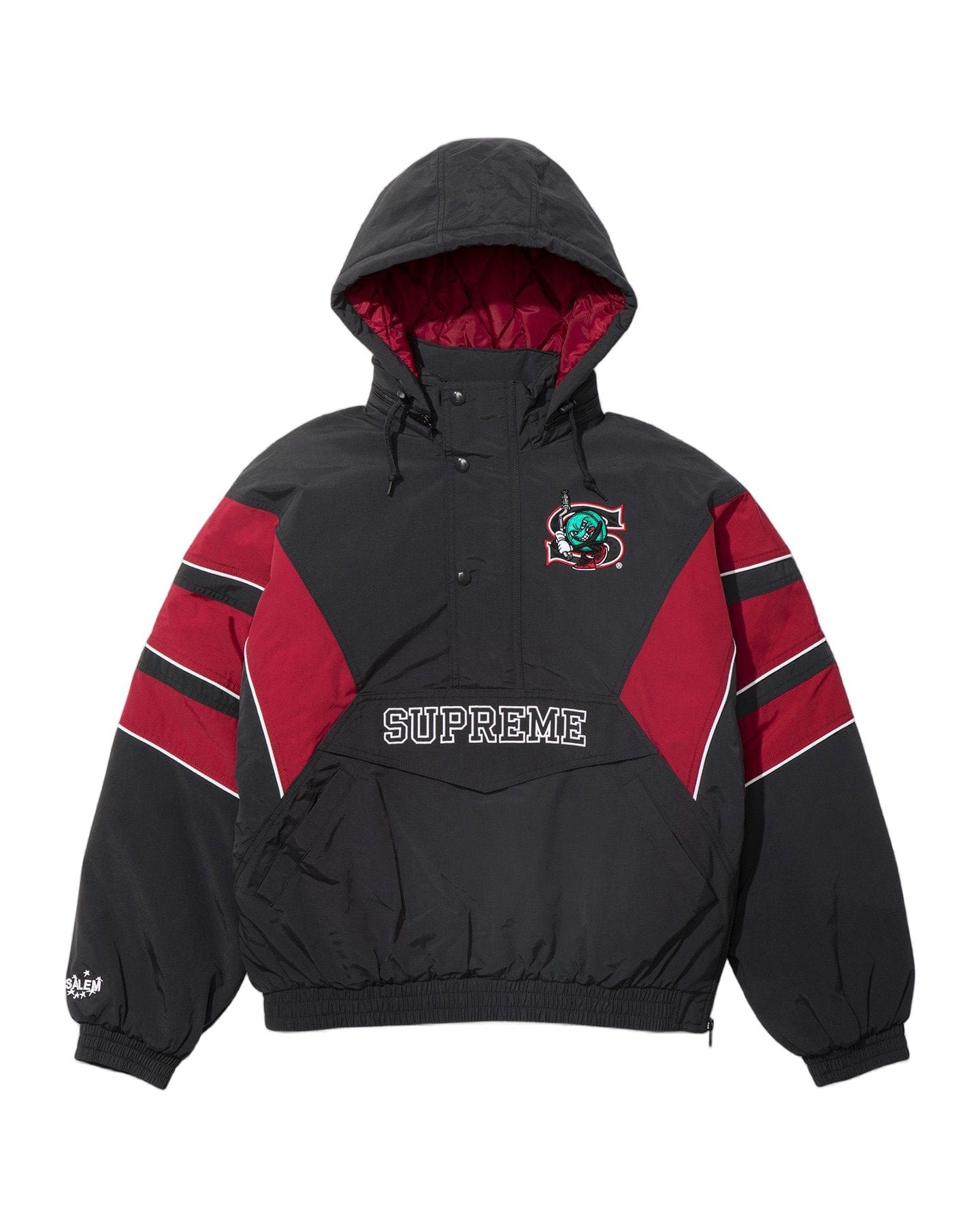 Supreme/SALEM Half Zip Stadium Jacket - Supreme