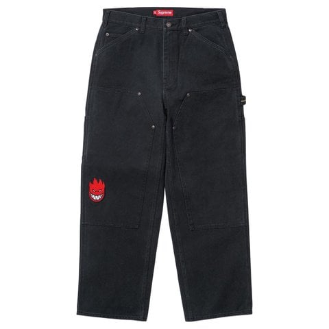 Supreme Supreme®/Spitfire® Double Knee Painter Pant - Supreme®/Spitfire® Double Knee Painter Pant Black