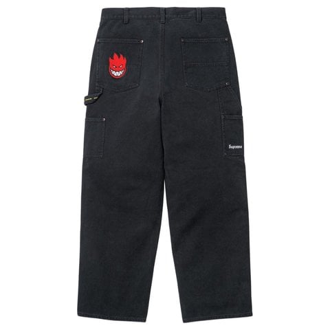Supreme Supreme®/Spitfire® Double Knee Painter Pant - Supreme®/Spitfire® Double Knee Painter Pant Black