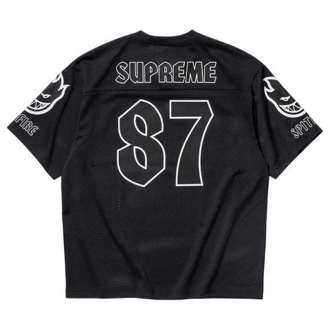 Supreme Supreme®/Spitfire® Football Jersey - Supreme®/Spitfire® Football Jersey Black