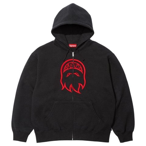 Supreme Supreme®/Spitfire® Zip Up Hooded Sweatshirt - Supreme®/Spitfire® Zip-Up Hooded Sweatshirt Black