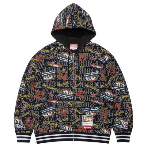 Supreme®/Mitchell & Ness® Teams Zip Up Hooded Sweatshirt - Supreme Supreme®/Mitchell & Ness® Teams Zip Up Hooded Sweatshirt - Supreme
