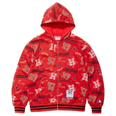 Supreme®/Mitchell & Ness® Teams Zip Up Hooded Sweatshirt - Supreme