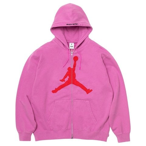 Supreme Supreme®/Jordan® Zip Up Hooded Sweatshirt - Zip Up Hooded Sweatshirt