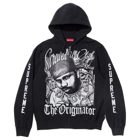 Supreme Supreme/DJ Screw Zip Up Hooded Sweatshirt - Zip Up Hooded Sweatshirt