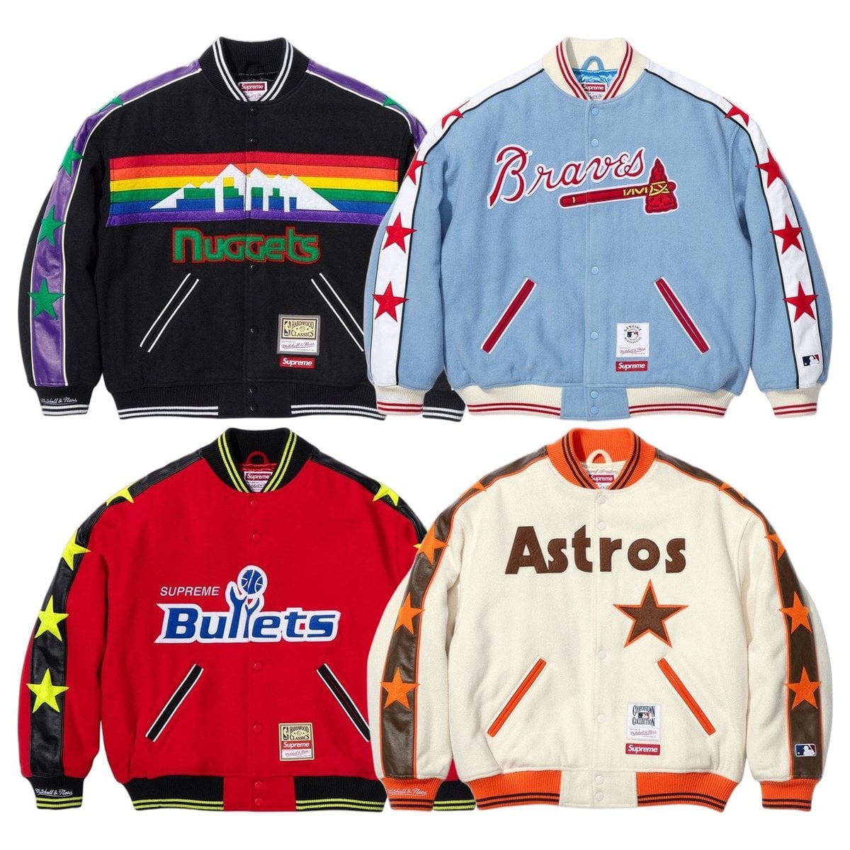 Supreme®/Mitchell & Ness® Teams Varsity Jacket