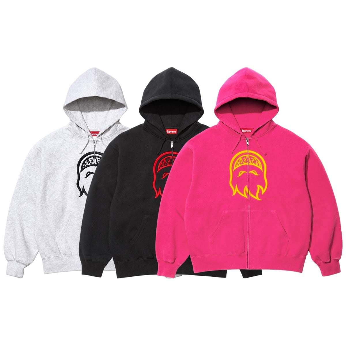 SUPREME フーデッドスウェットシャツ Supreme®/Spitfire® Zip-Up Hooded Sweatshirt - Supreme