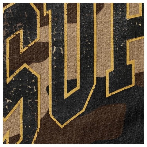 Cracked Raglan Zip Up Hooded Sweatshirt - Supreme