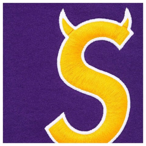 Devil S Logo Zip Up Hooded Sweatshirt - Supreme