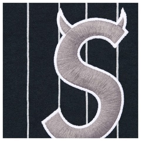 Devil S Logo Zip Up Hooded Sweatshirt - Supreme