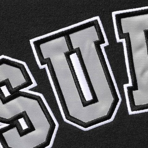 Supreme Filled Zip Up Hooded Sweatshirt - Black