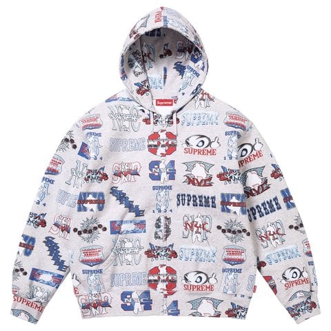 Flash Zip Up Hooded Sweatshirt - Supreme