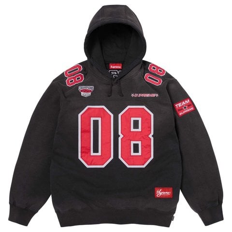 Football Jersey Hooded Sweatshirt - Supreme