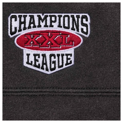 Supreme Football Jersey Hooded Sweatshirt - Black