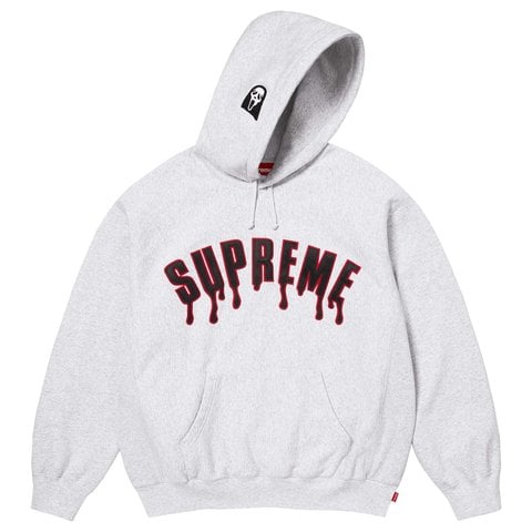 Supreme Ghostface® Arc Hooded Sweatshirt - Ash Grey