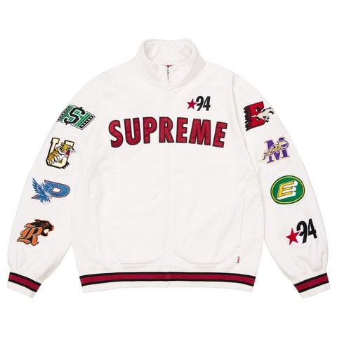 Supreme Mascots Zip Up Sweatshirt - White