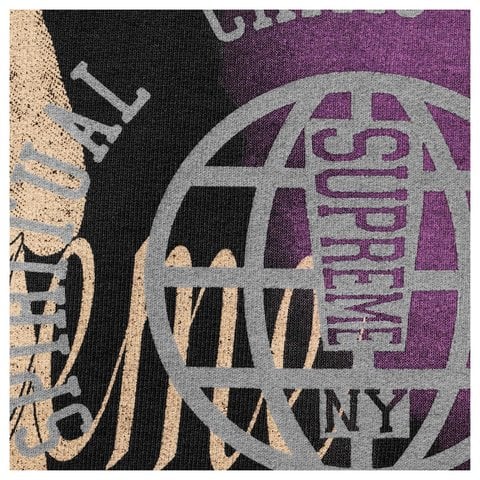 Overprint Hooded Sweatshirt - spring/summer 2026 - Supreme