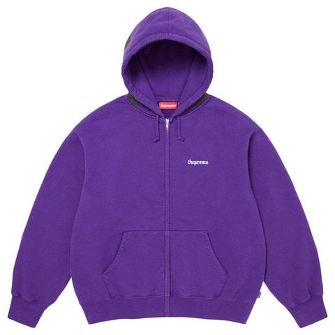 Paris Is Burning Zip Up Hooded Sweatshirt - Supreme