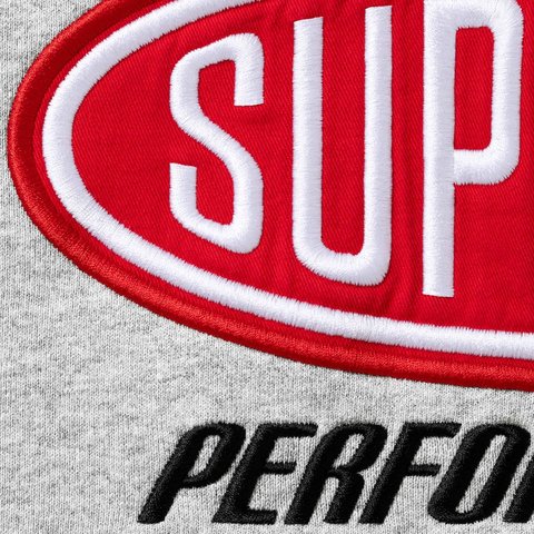 Supreme Performance Zip Up Hooded Sweatshirt - Heather Grey