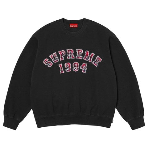 Plaid Arc Crewneck - spring/summer 2026 - Supreme