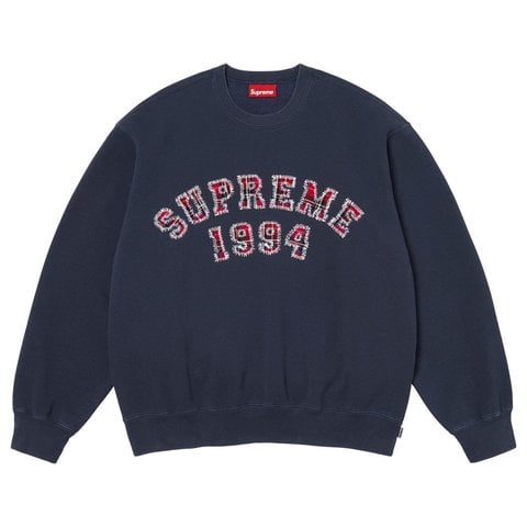 Plaid Arc Crewneck - spring/summer 2026 - Supreme
