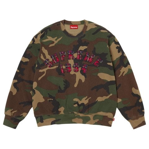 Plaid Arc Crewneck - spring/summer 2026 - Supreme