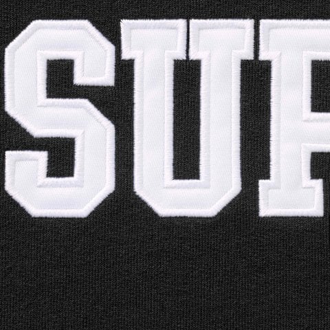 Supreme Shop Flag Half Zip Pullover - Black - New York