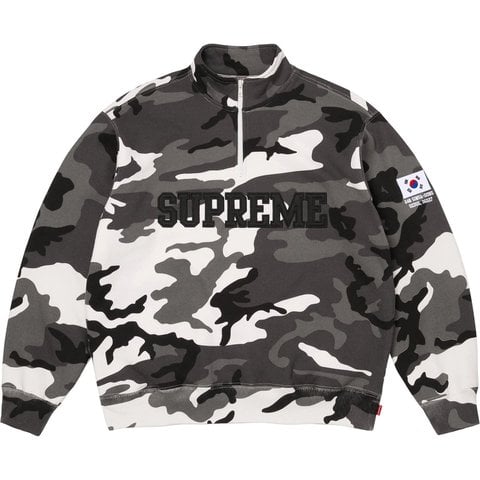 Supreme ハーフジップ迷彩スウェット Shop Flag Half Zip Pullover - spring/summer 2026 - Supreme