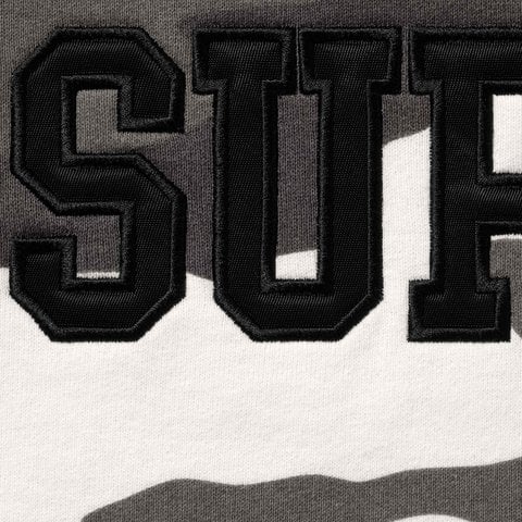 Supreme Shop Flag Half Zip Pullover - Snow Camo - Seoul