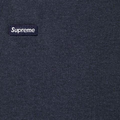 Supreme Small Box Drawcord Hooded Sweatshirt - Navy