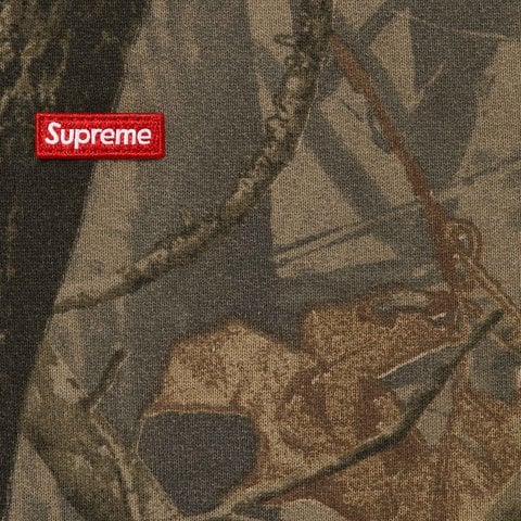 Supreme Small Box Drawcord Hooded Sweatshirt - Realtree® Hardwoods Camo