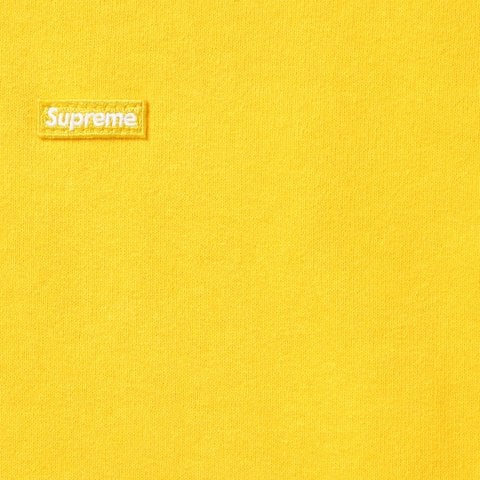 Supreme Small Box Drawcord Hooded Sweatshirt - Yellow