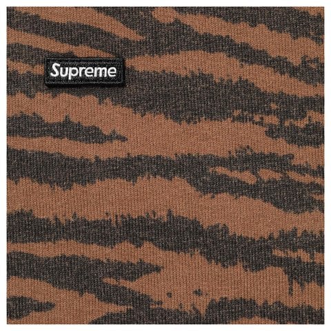 Supreme Small Box Zip Up Hooded Sweatshirt - Tiger