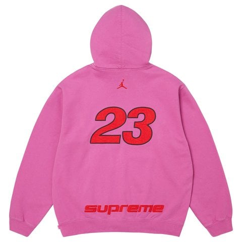 Supreme Supreme®/Jordan® Zip Up Hooded Sweatshirt - Pink