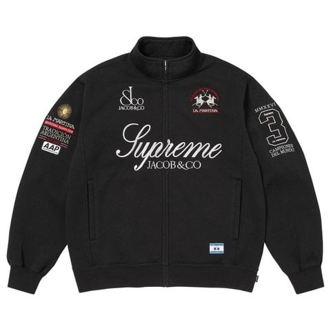 Supreme Supreme®/La Martina/Jacob & Co Zip Up Sweatshirt - Black