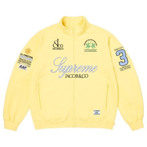 Supreme Supreme®/La Martina/Jacob & Co Zip Up Sweatshirt - Light Yellow